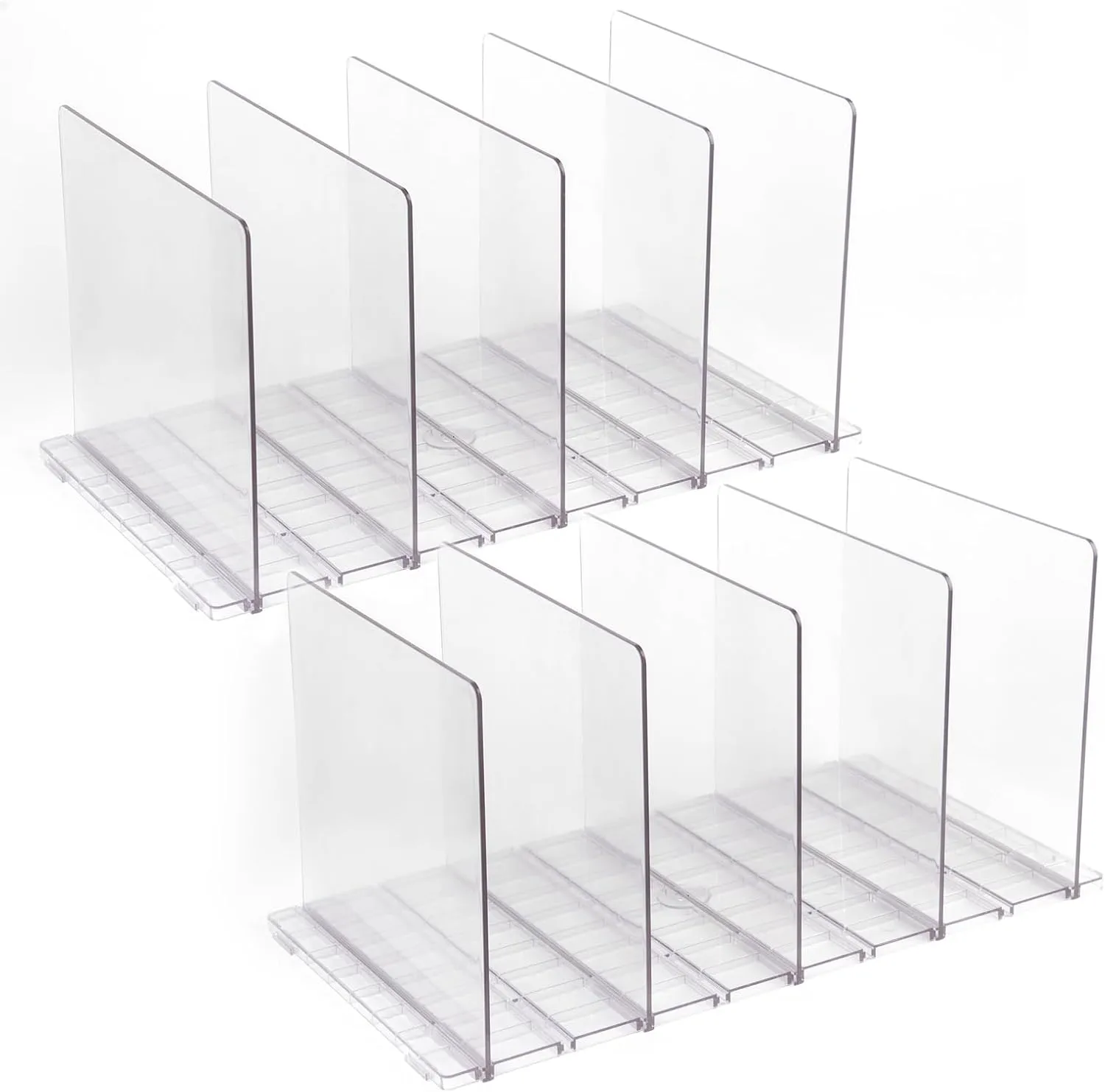 Purse Organizer for Closet Closet Purse Organizers and Storage, Clear Handbags Organizer for Closet, Adjustable Purse Dividers for Closet, 10PCS