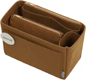Purse Organizer Insert, Handbag Organizer, Bag in Bag Organizer, Perfect for Speedy Neverfull and More, 5 Sizes (X-Large, Lighting Coffee)