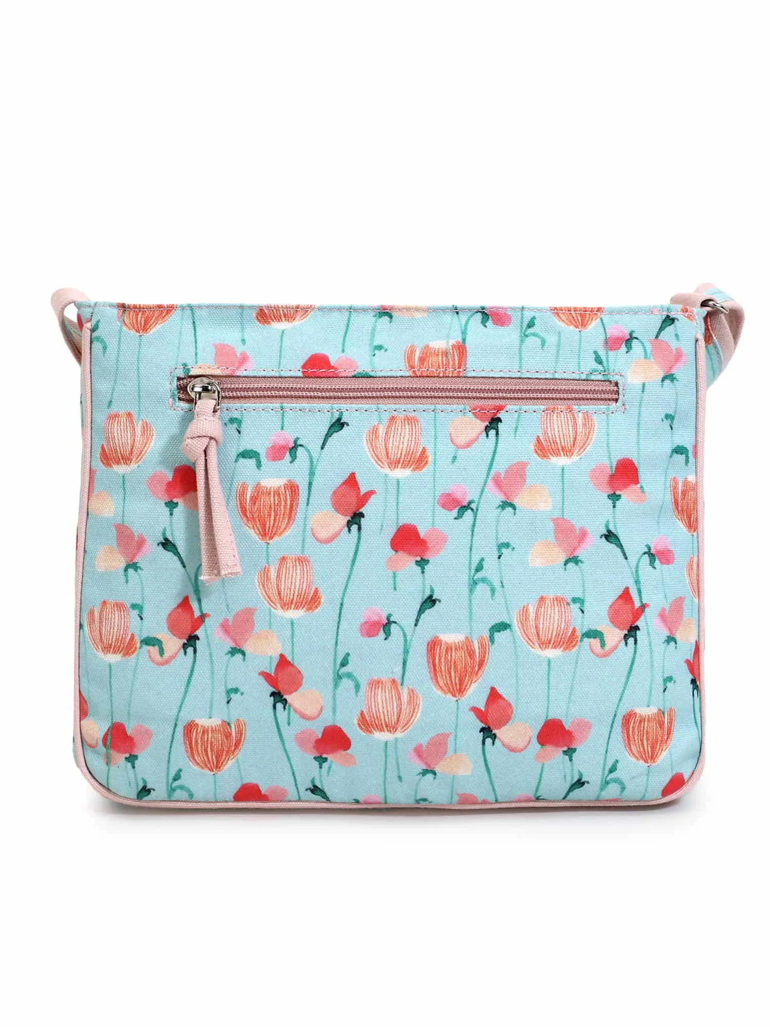 Rangoli Polycotton Floral Digital Print Sling Bag
