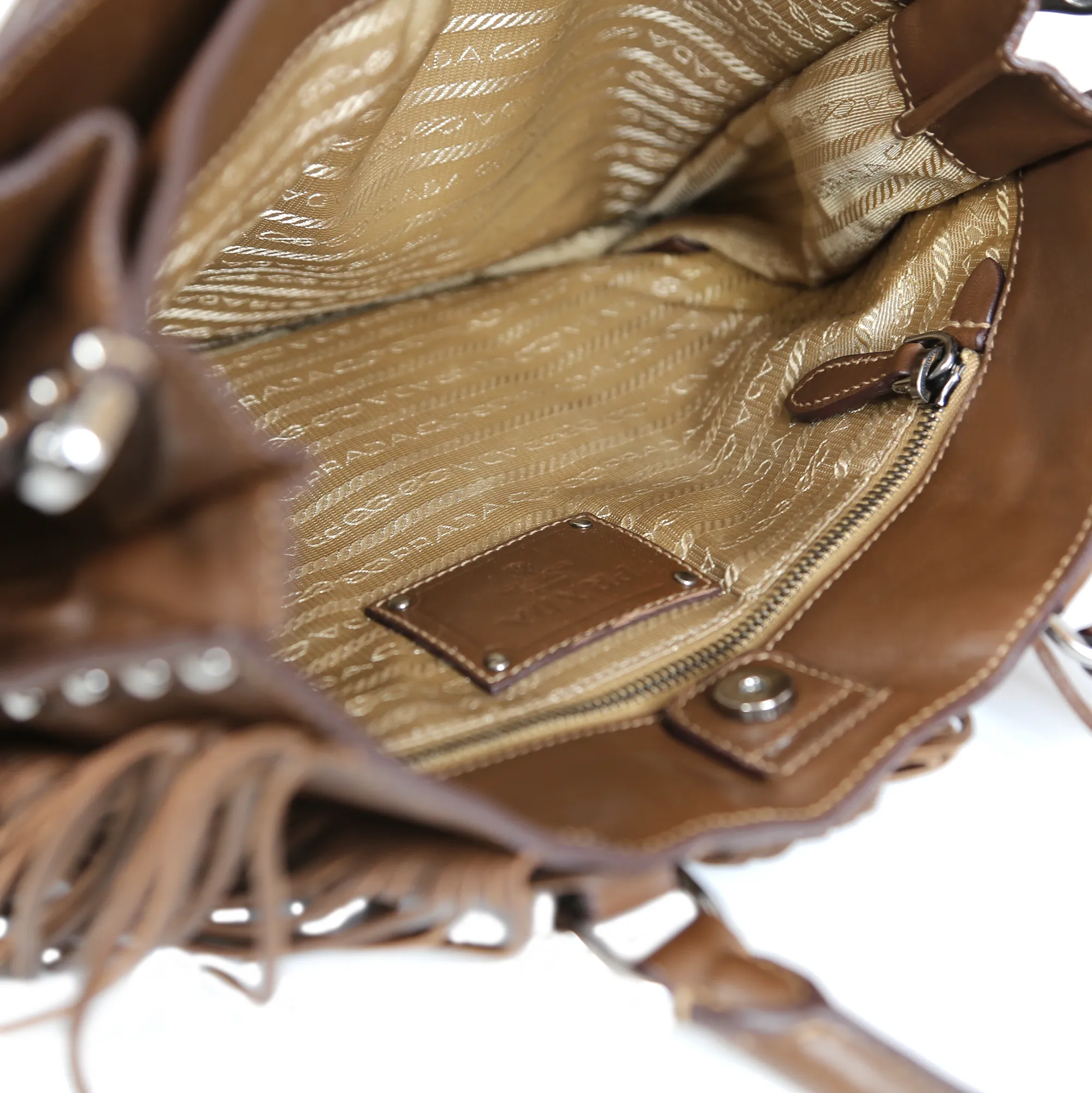 Runway Fringed Nappa Tote Bag