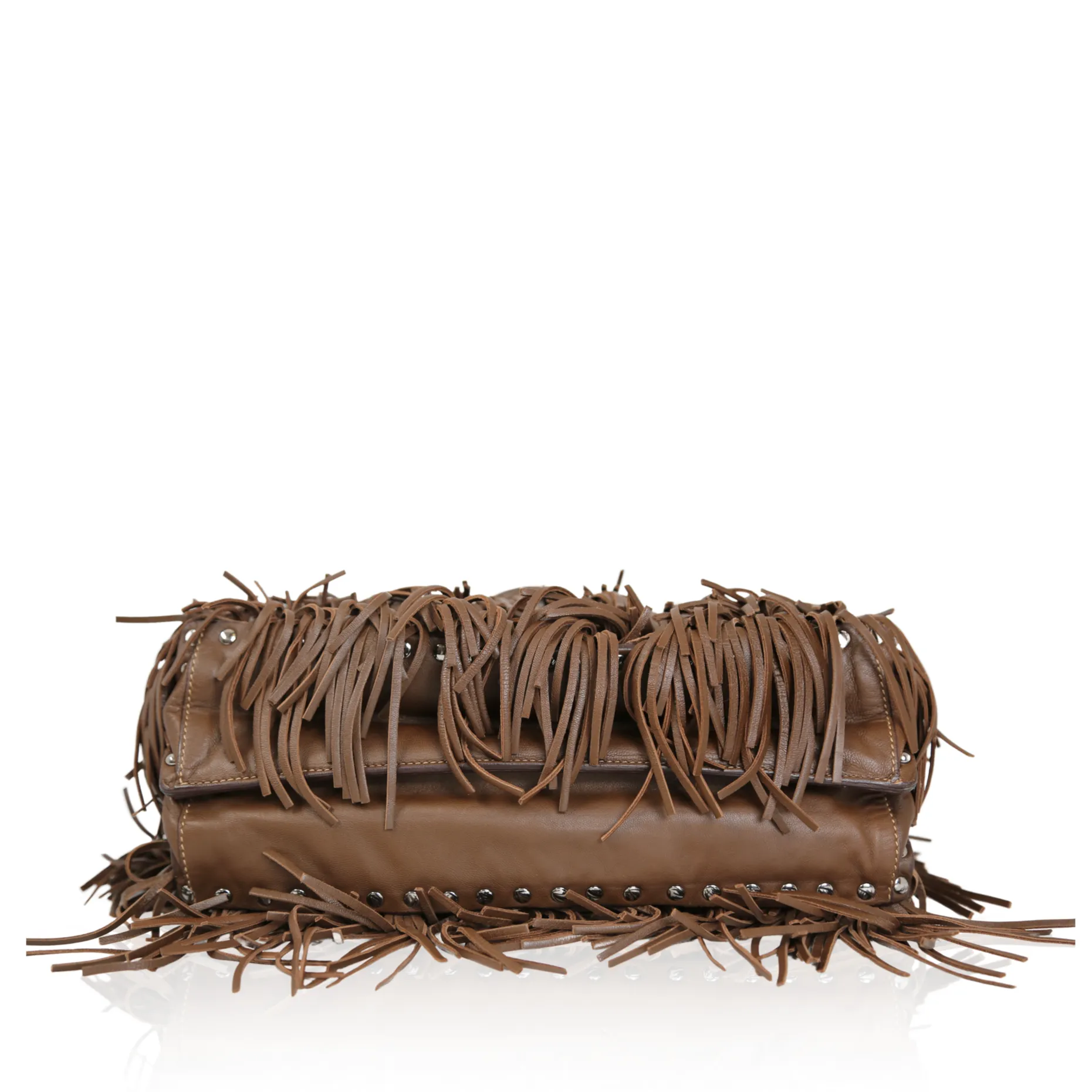 Runway Fringed Nappa Tote Bag