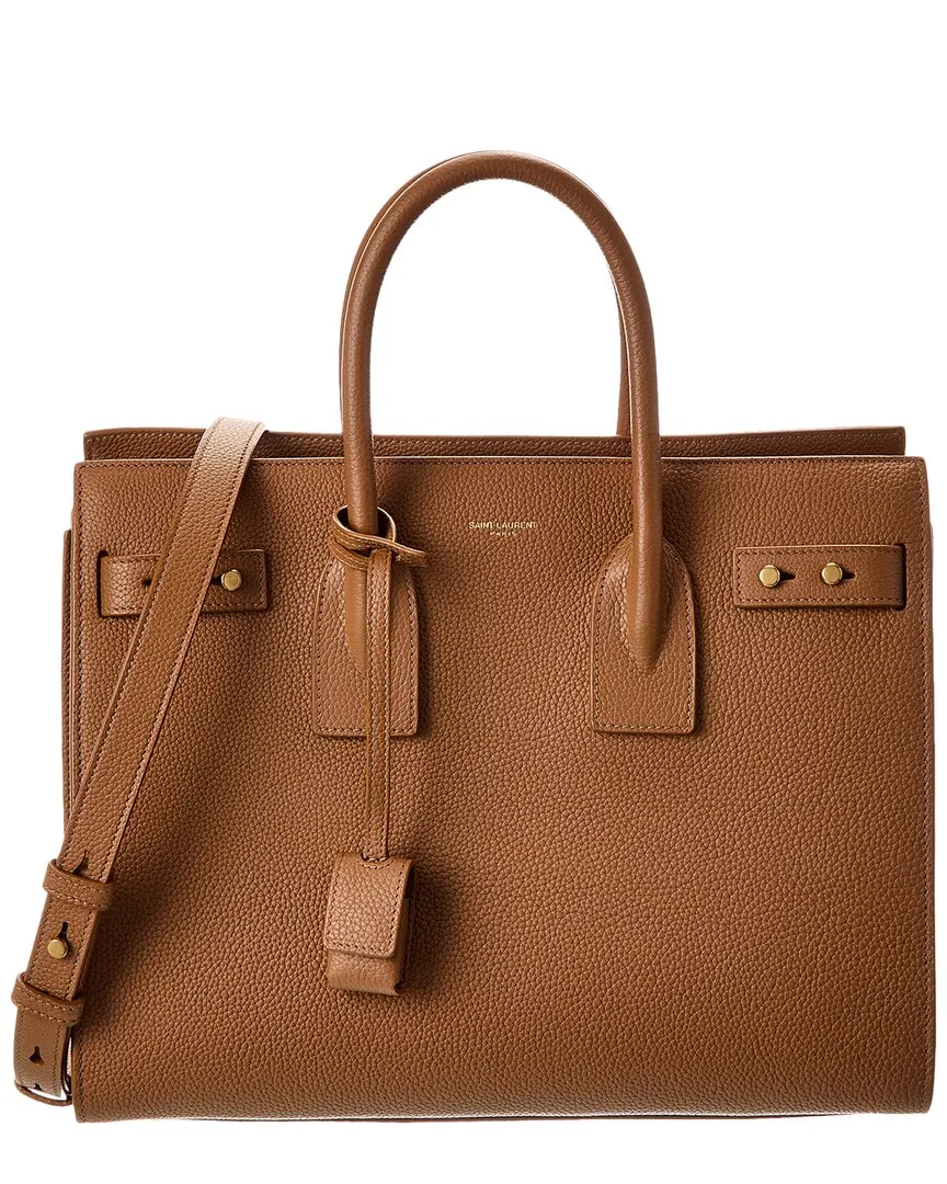 Saint Laurent Sac De Jour Leather Tote