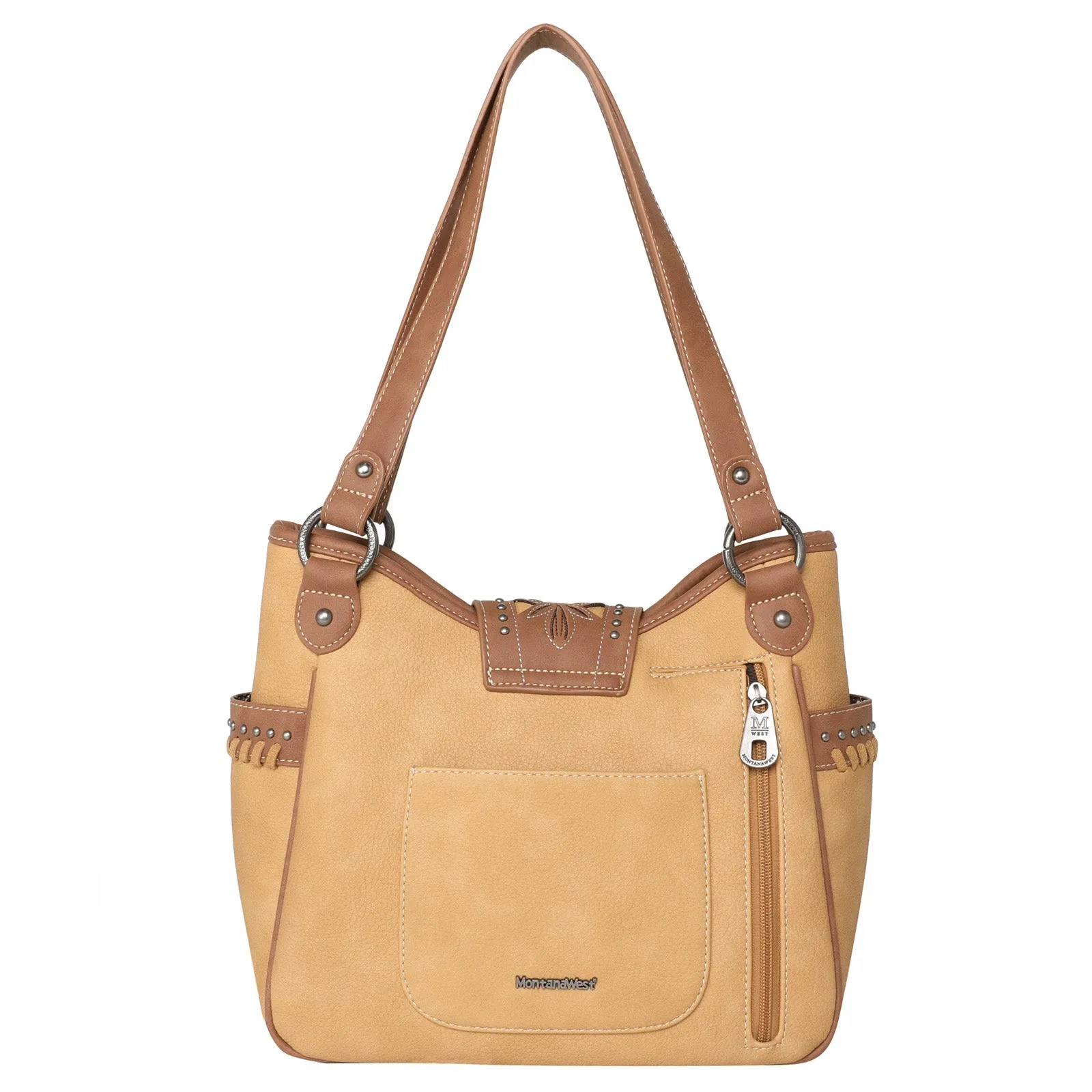 SALE Montana West Floral Embroidered Buckle Collection Concealed Carry Satchel