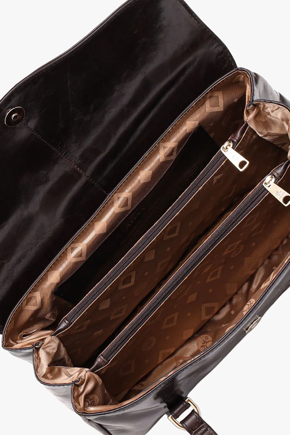 Salerno handbag Megan Dark brown