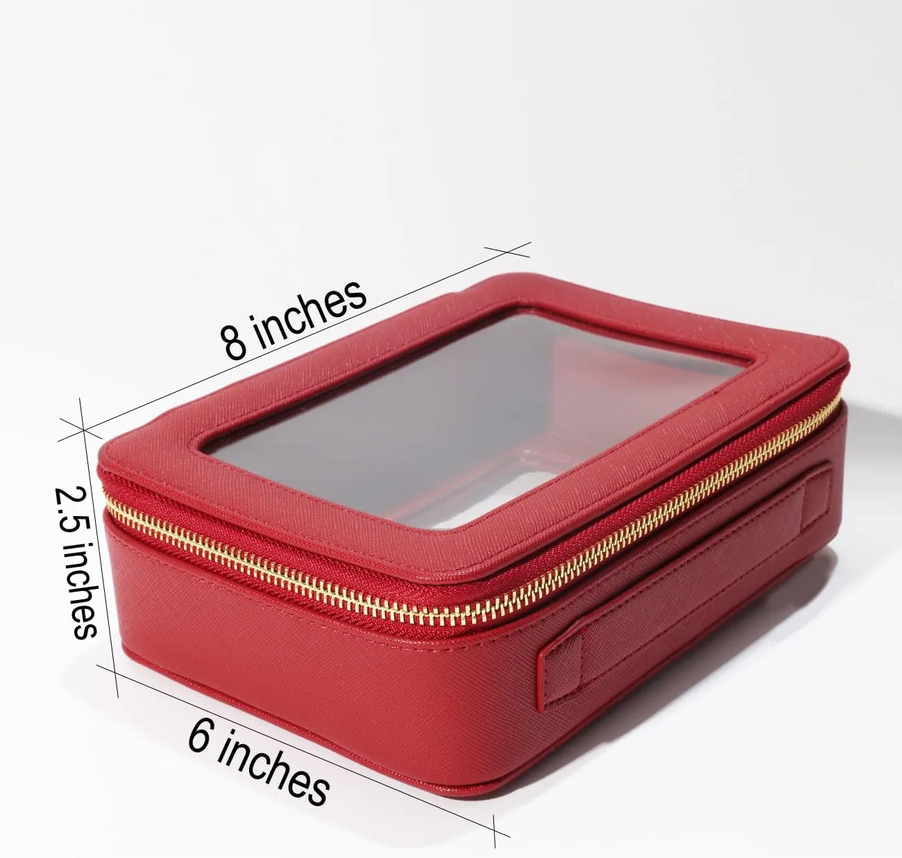 SANHECUN Toiletry bag waterproof cosmetic organizer with handle lagre opening for travelling
