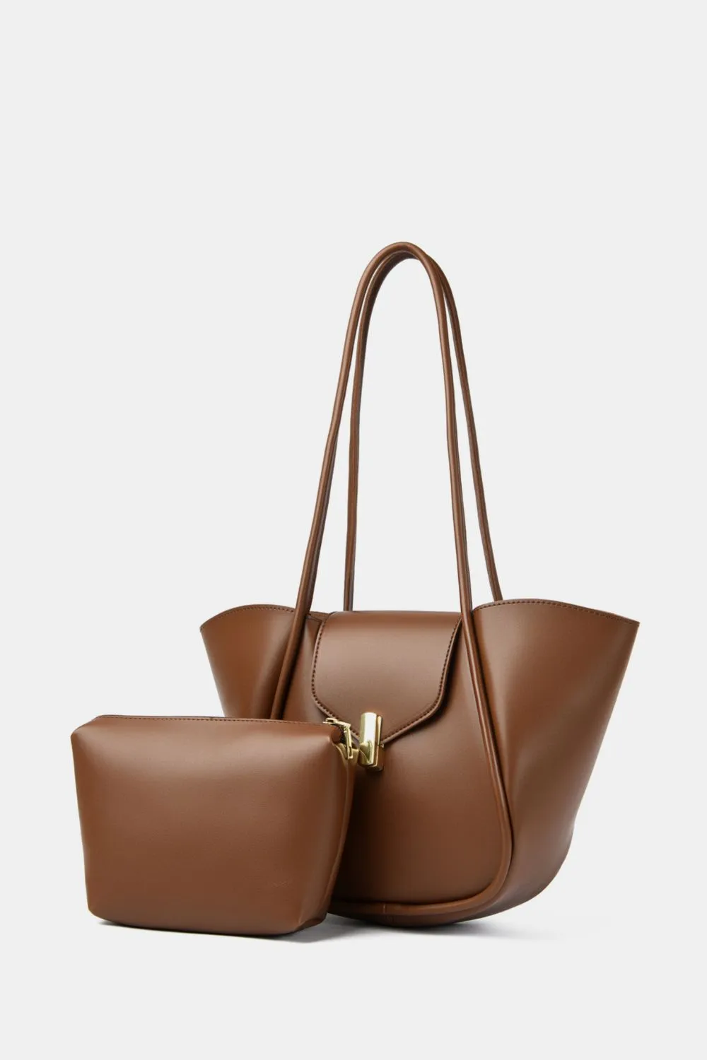 Shoulder Bag with Removable Pouch