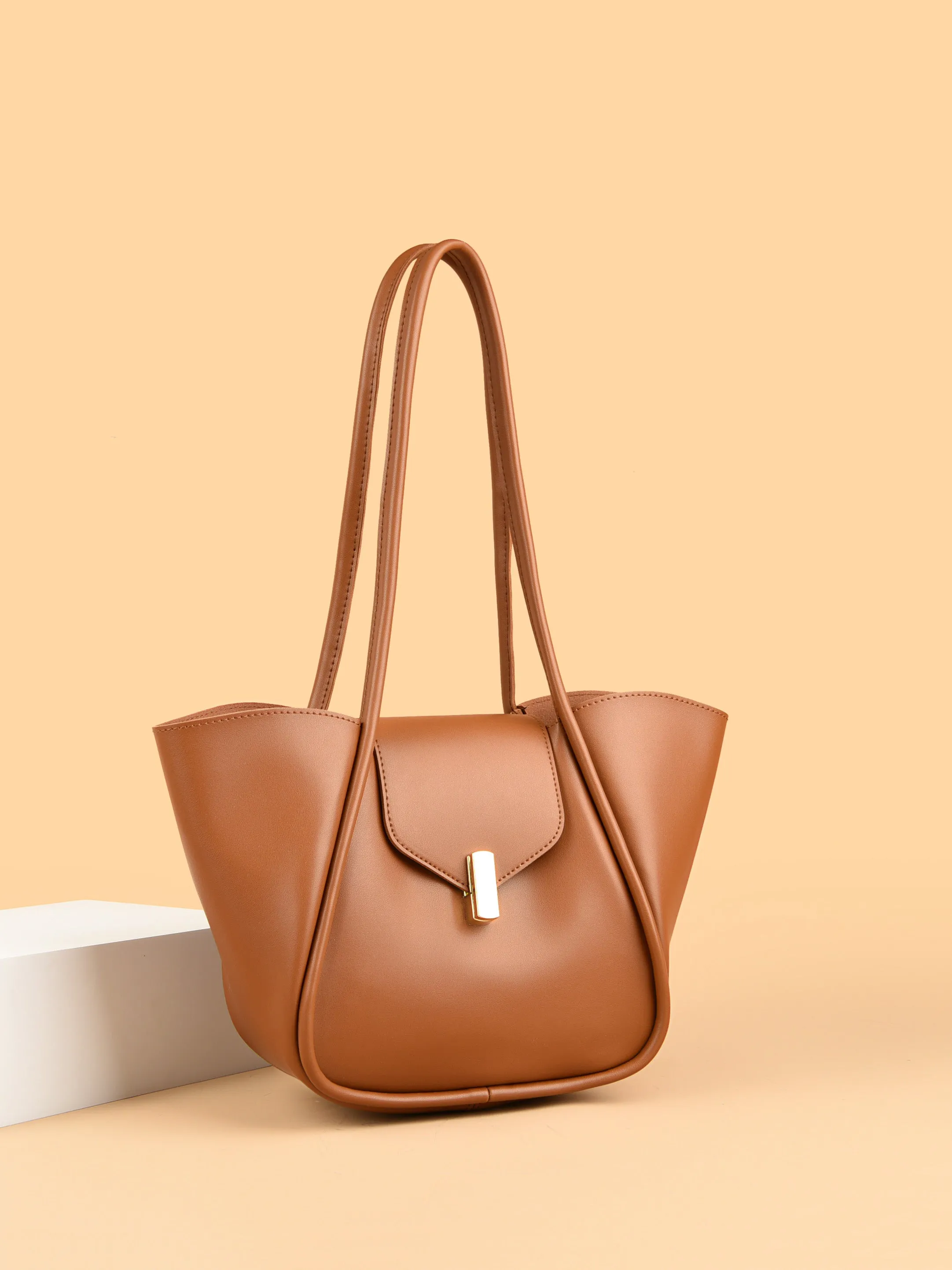 Shoulder Bag with Removable Pouch
