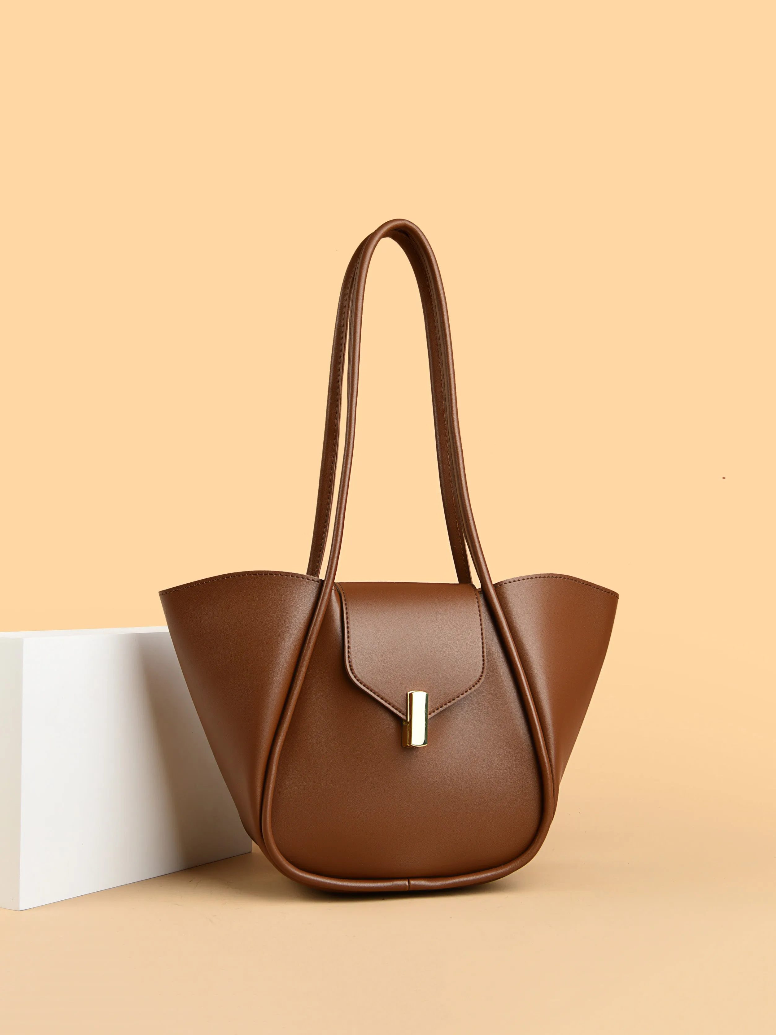 Shoulder Bag with Removable Pouch