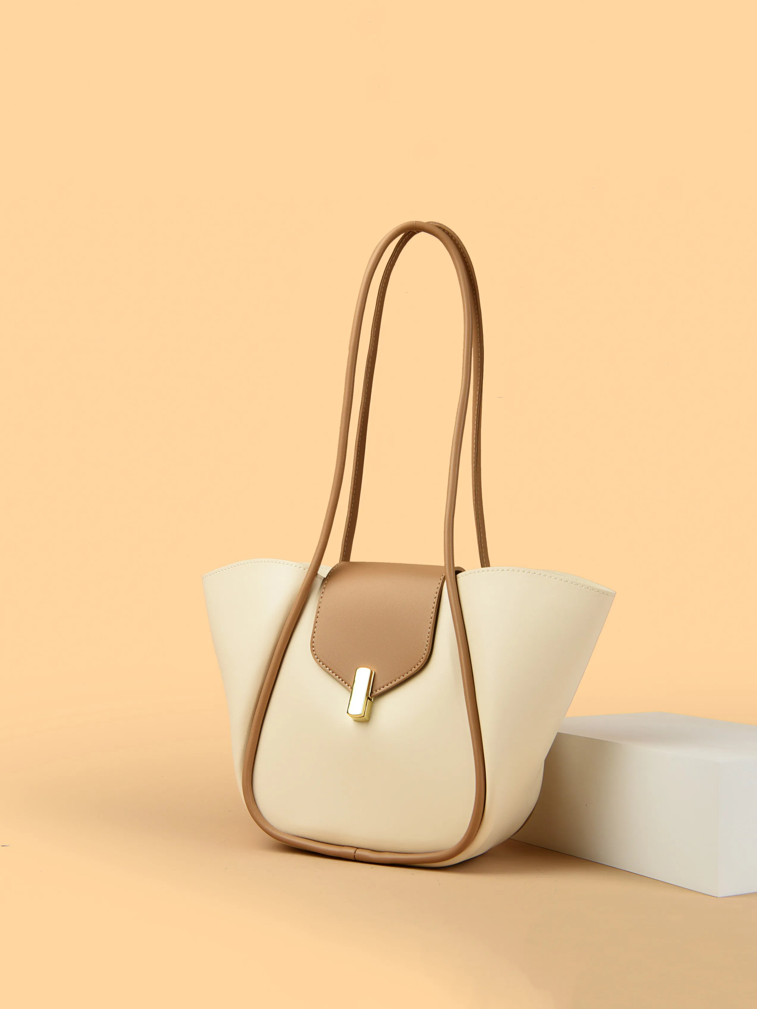 Shoulder Bag with Removable Pouch