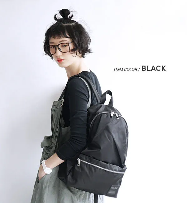 Simple Pure Color Nylon Female Printed Backpacks