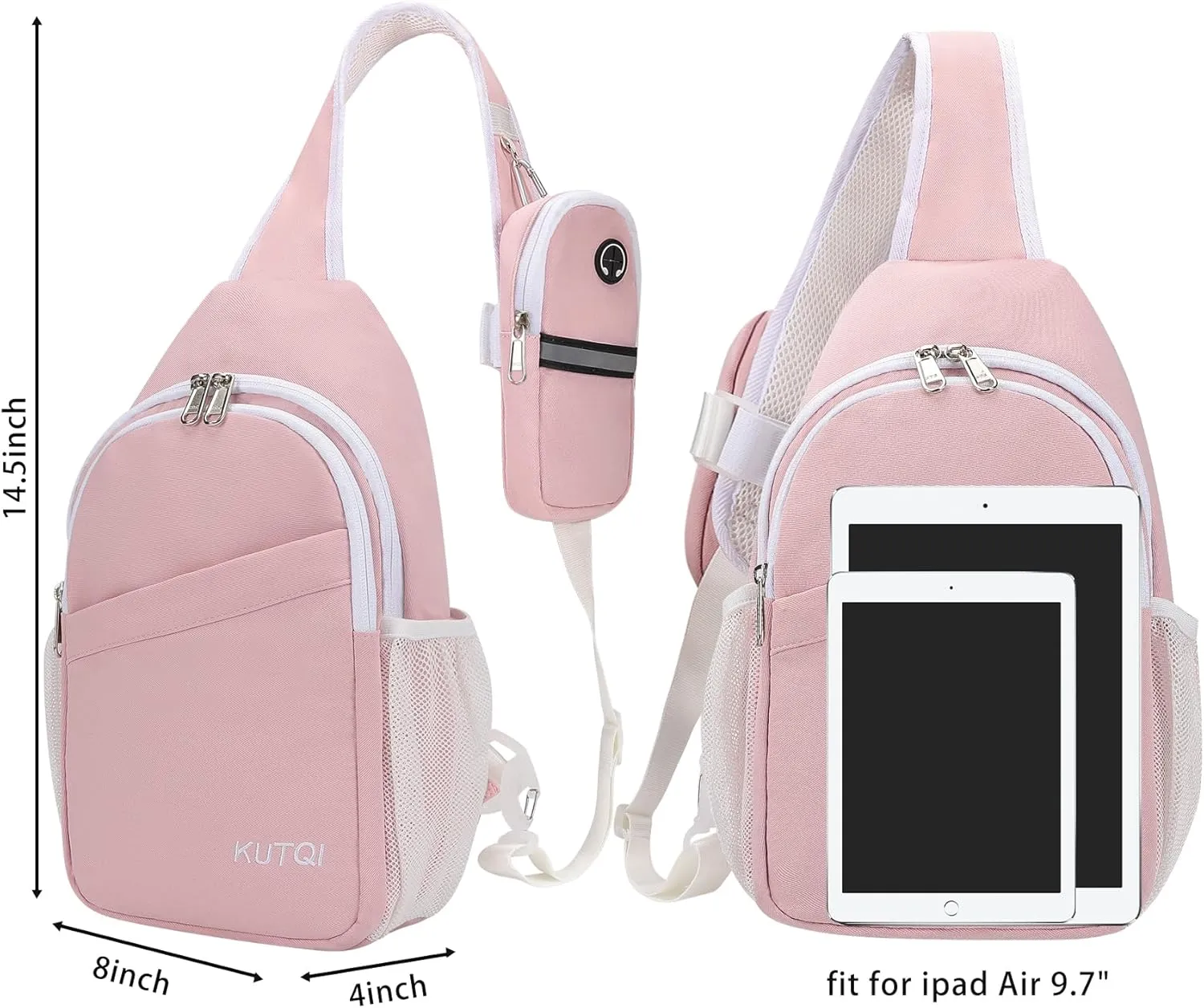 Sling Backpack Crossbody Sling Bag for Women Men Multipurpose Travel Essentials Hiking Chest Bag Daypack