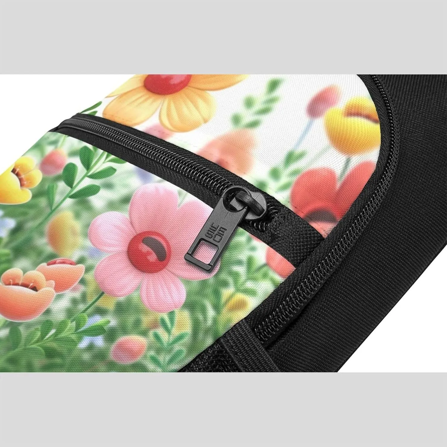 Sling Bag Backpack for Men Women Crossbody Happy flower Chest Bag Crossbody Bag for Travel Sport Running