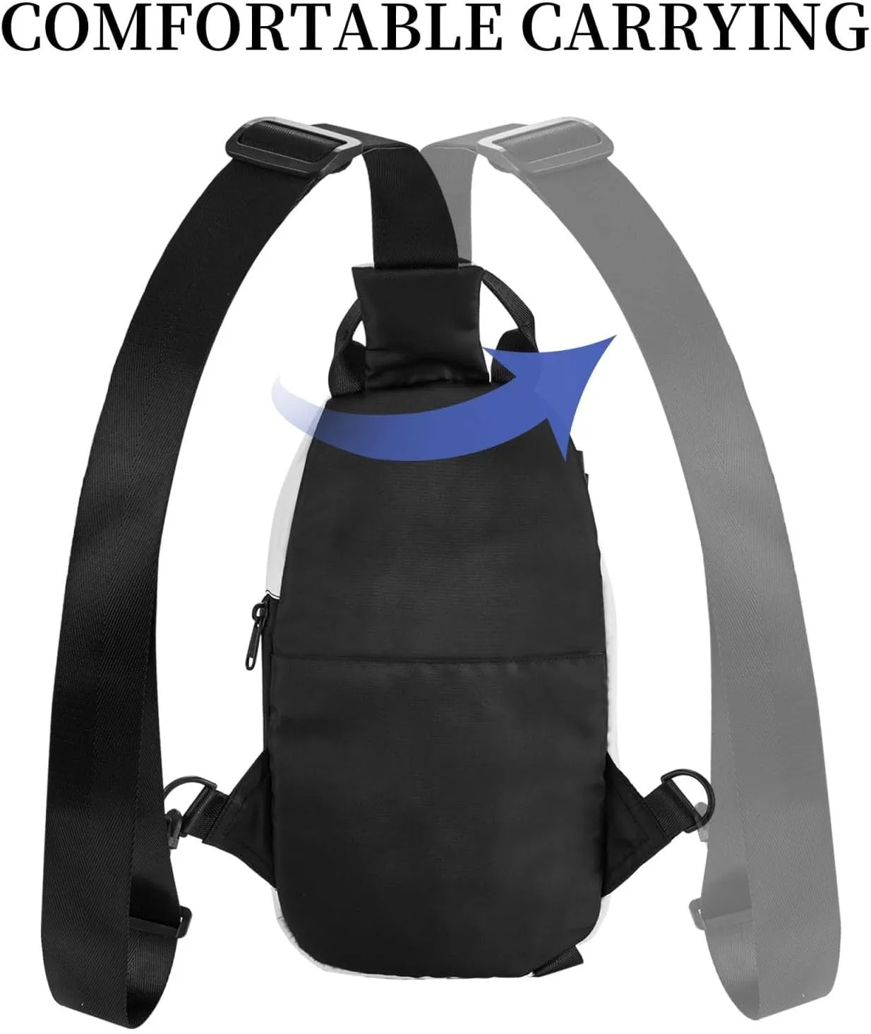 Sling Bag Crossbody Backpack for Men Women Sunrise Clouds Chest Bag Crossbody Bag for Travel Sport Running