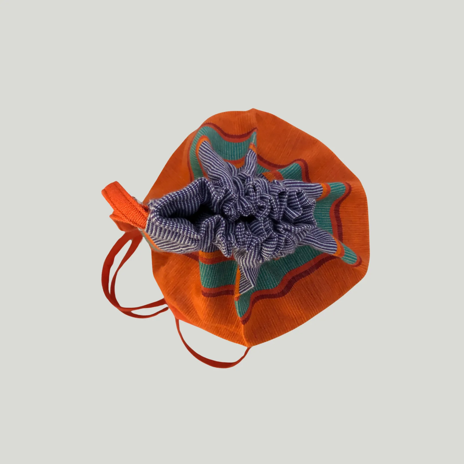 Sling Bag - Orange & Purple Stripes