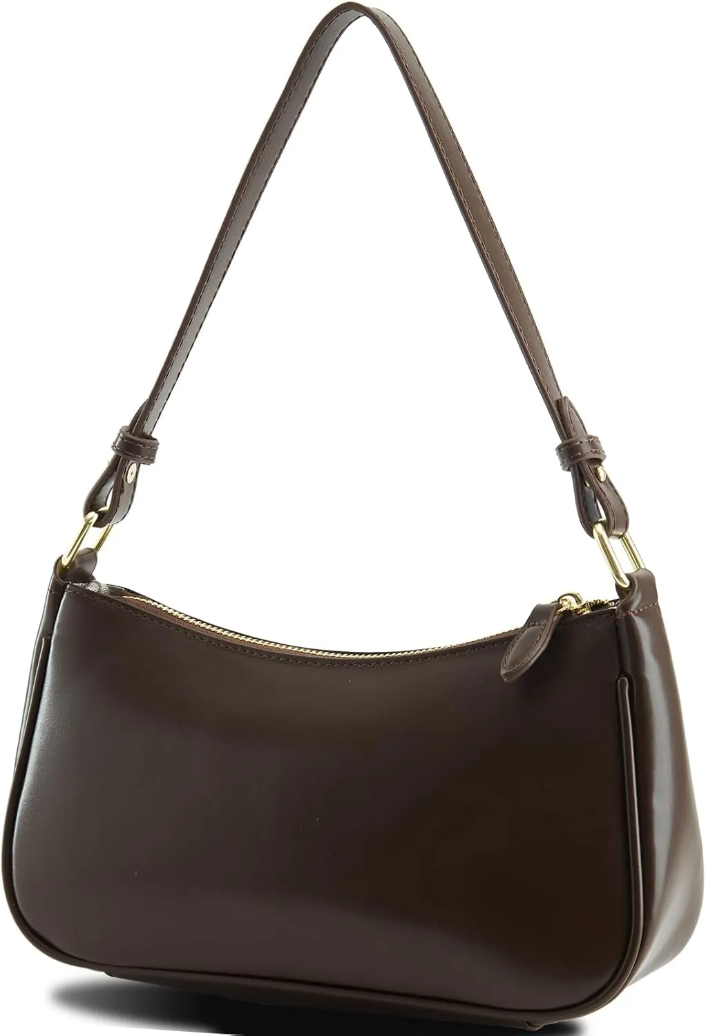 Small Shoulder Bag for women Clutch Purse Handbag with 2 Removable Straps and Zipper Closure Crossbody Bags