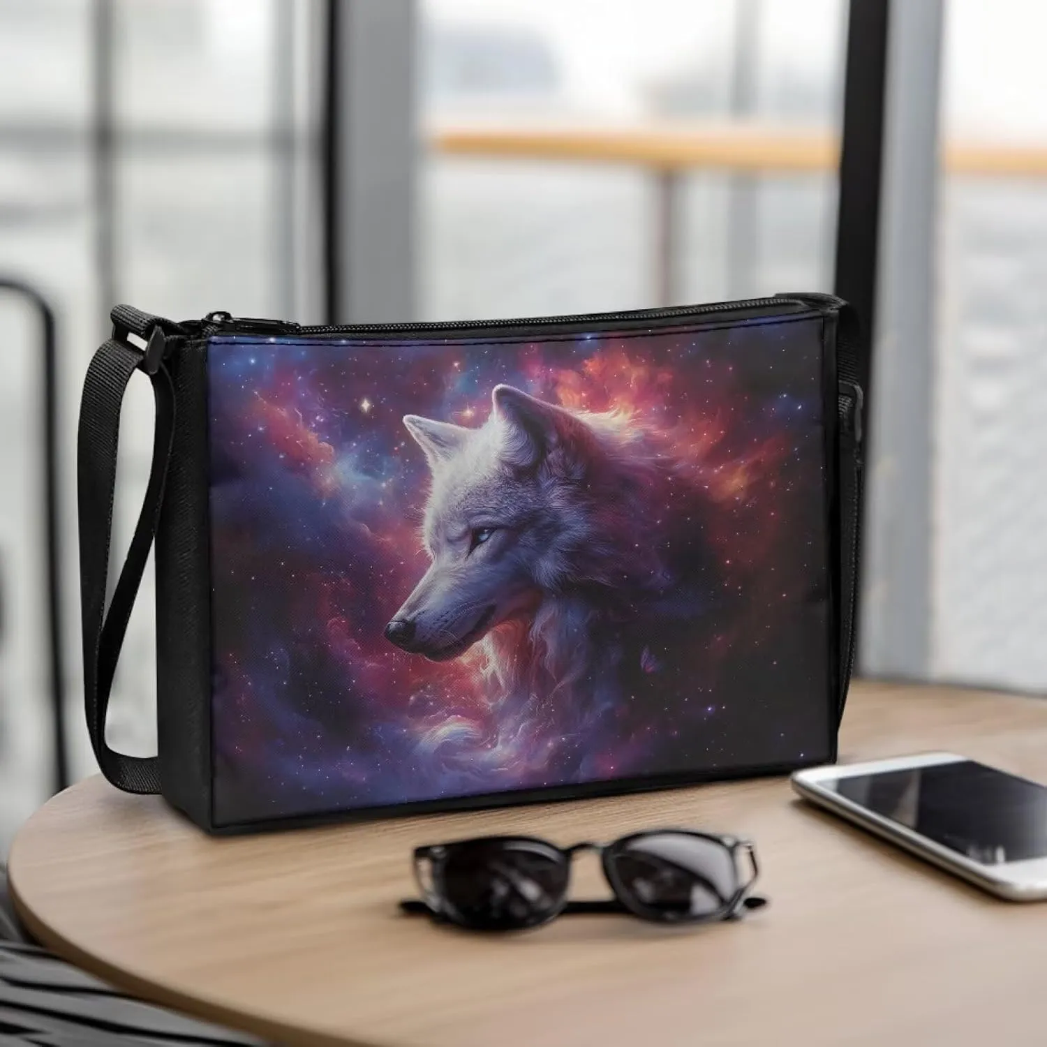 Small Shoulder Bag for Women ＆ Men Adjustable Crossbody Bag with Zipper Closure Trendy Sling Bag for Travel Sports