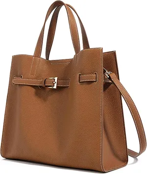 Small Tote Bag Genuine Leather Tote Bag for Women Work Tote Purse Leather Purses for Women Satchel Bag Top-Handle Bags