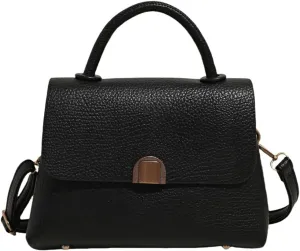 Solid Color Soft PU Leather Small Square Bags Trendy Light Handbag Commuter Travel Cross Body Bag for Women 2025