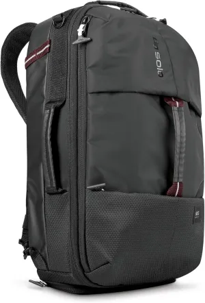 Solo New York Hybrid Backpack Duffel - Convertible Travel Duffle Bag for Men & Women, Carry On Size, Use for Gym, Flights, or Work, Separate Shoe Compartment, Padded Straps - All-Star, Black