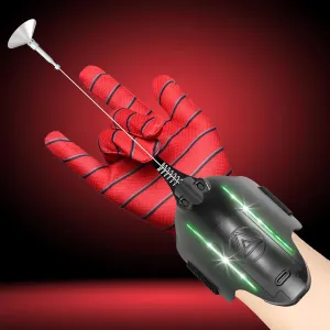 Spider Web Shooter with LED Light - 3.0 Spider Web Launcher Toy, Cool Gadget Web Blaster for Superhero Role Play