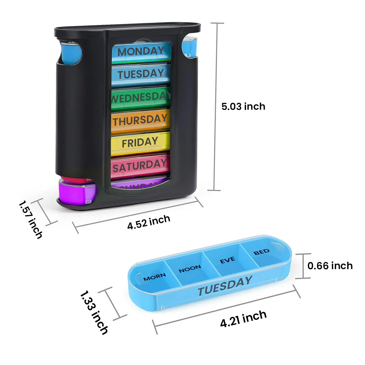 Stackable Pill Organizer