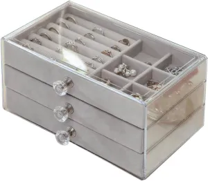 Storage Rack Transparent Large Capacity,Acrylic Organizers and Storage,Dustproof Vertical Earrings Display Stand,Display Stand,Stud Earring Holder