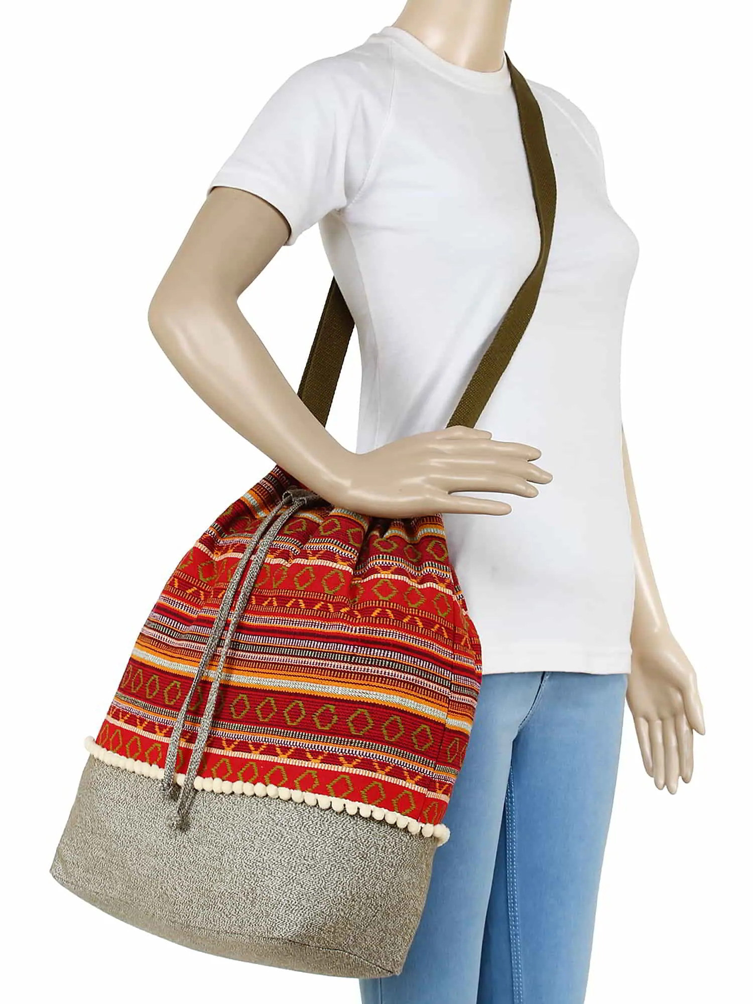 Streak Canvas Sling Bag