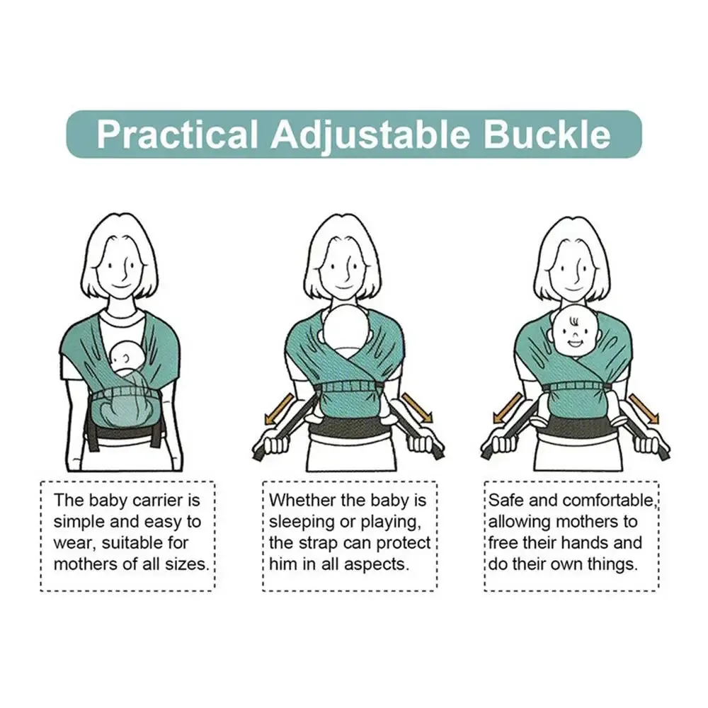 Stretchy Ergo Baby Carrier: Soft, Breathable Sling