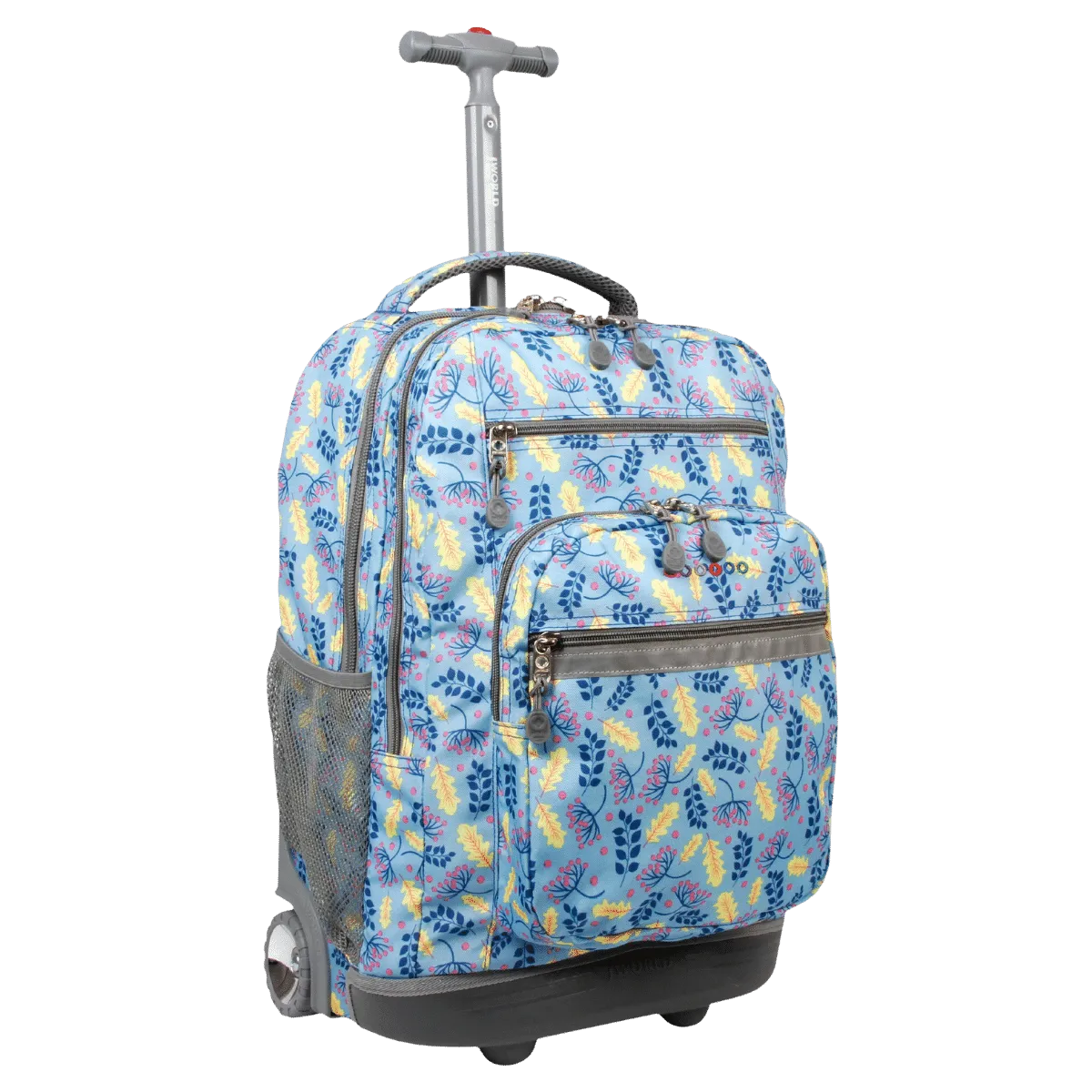 Sundance Laptop Rolling Backpack (20 Inch) in Sky Leaves - Final Sale