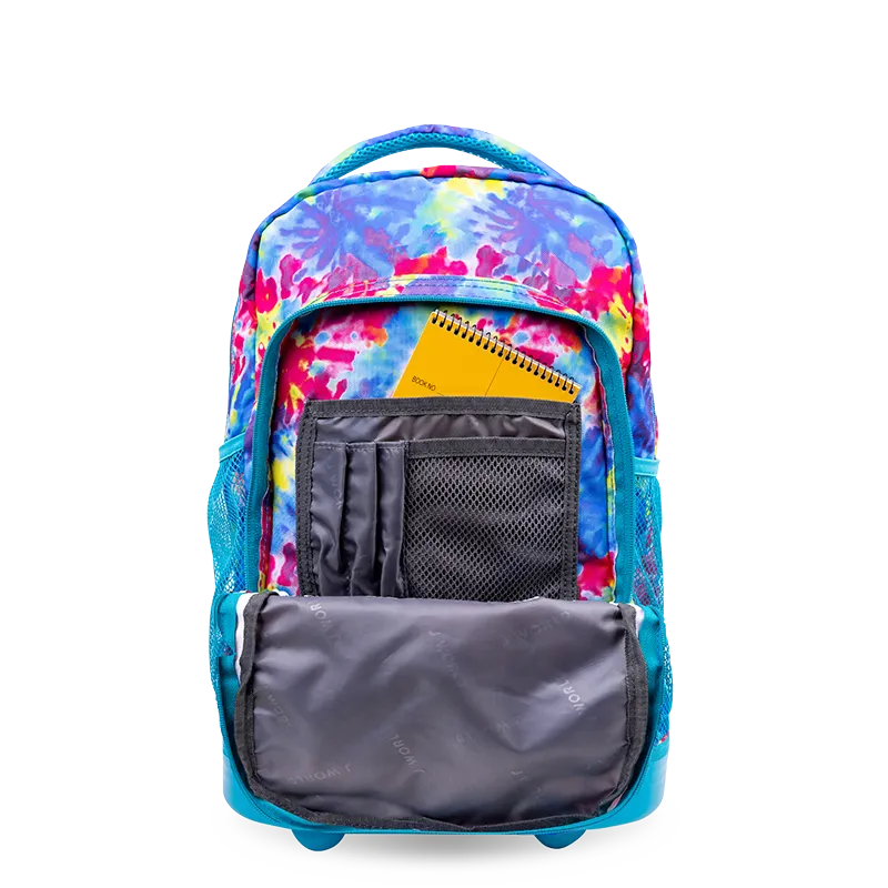 Sunny Rolling Backpack (17 Inch) in Tie Dye
