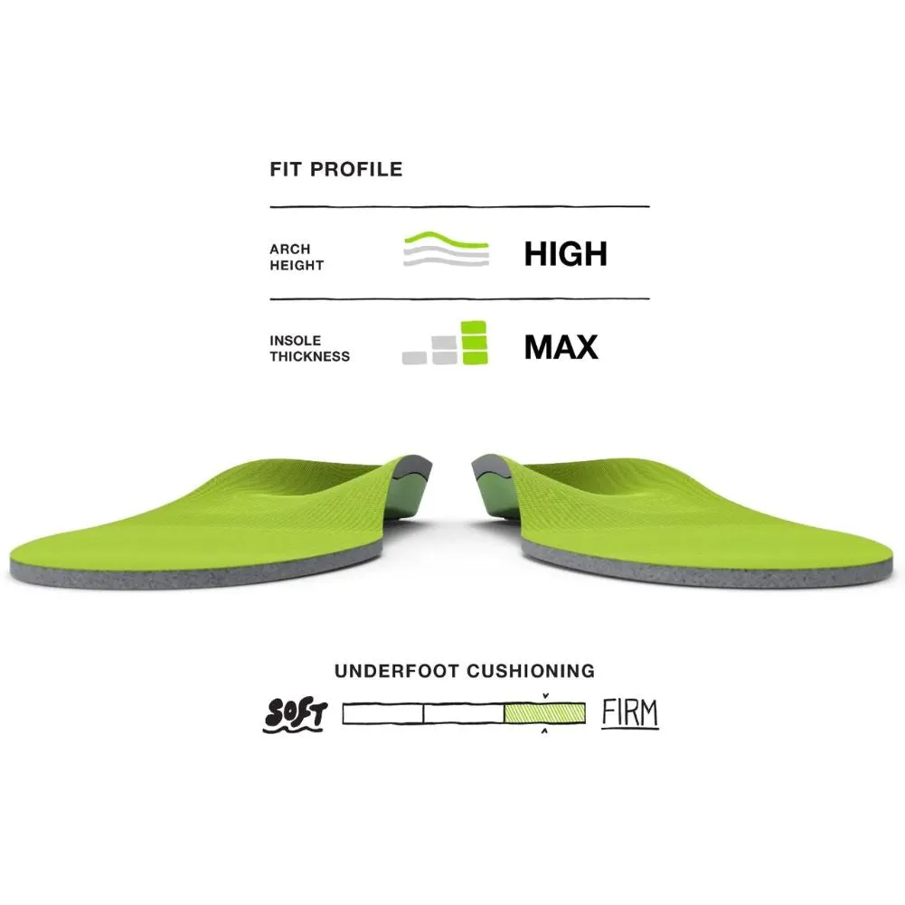 Superfeet Green - All-Purpose Support High Arch - Trim to Fit Insoles