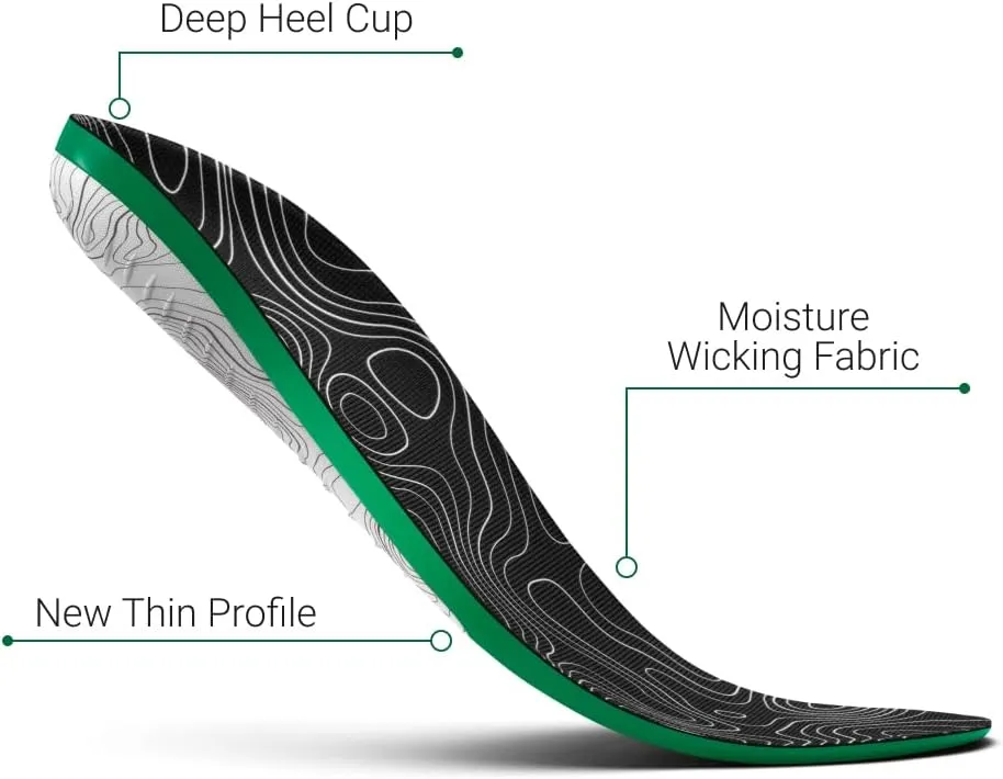 T-100 - Premium Shoe Inserts (12 US Women/10.5 US Men)