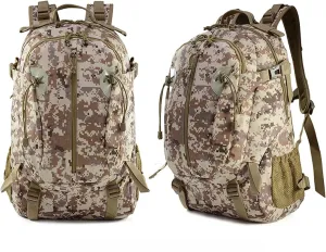Tactical Backpack, Assault Pack, Military Tactical Army Backpack, Outdoor Sports Backpack, Mountaineering Backpack, Hiking, Waterproof, Leisure (Color : Desert Digital, Size : 30L)
