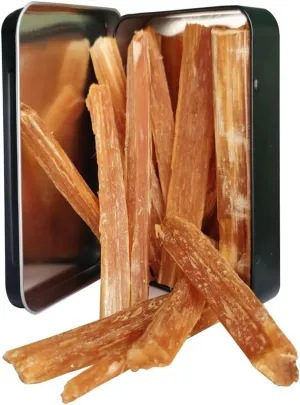 tBesme Outdoor Survival Fatwood Fire Starter Sticks with Storage Tin for Camping, Emergency,Natural Resin Rich Kindling Unafraid of Wind and Rain, Easy to Carry