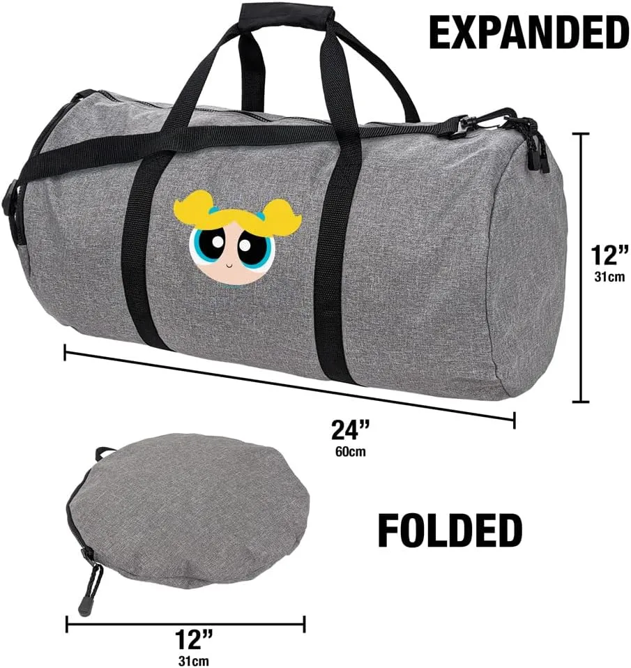 The Powerpuff Girls Bubbles Head Lightweight Duffel Bag for Sports and Gym Packable for Travel