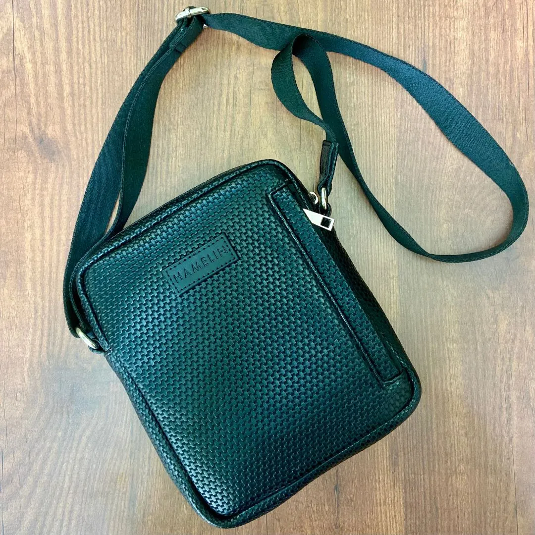 The Ultimate Travel Sling Bag  (Black Checkered)
