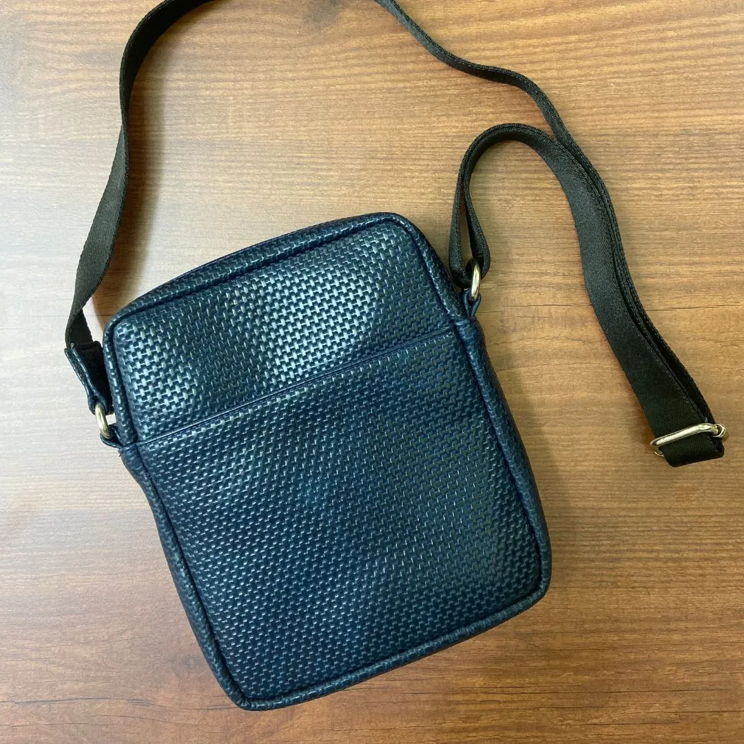 The Ultimate Travel Sling Bag  (Blue Checkered)