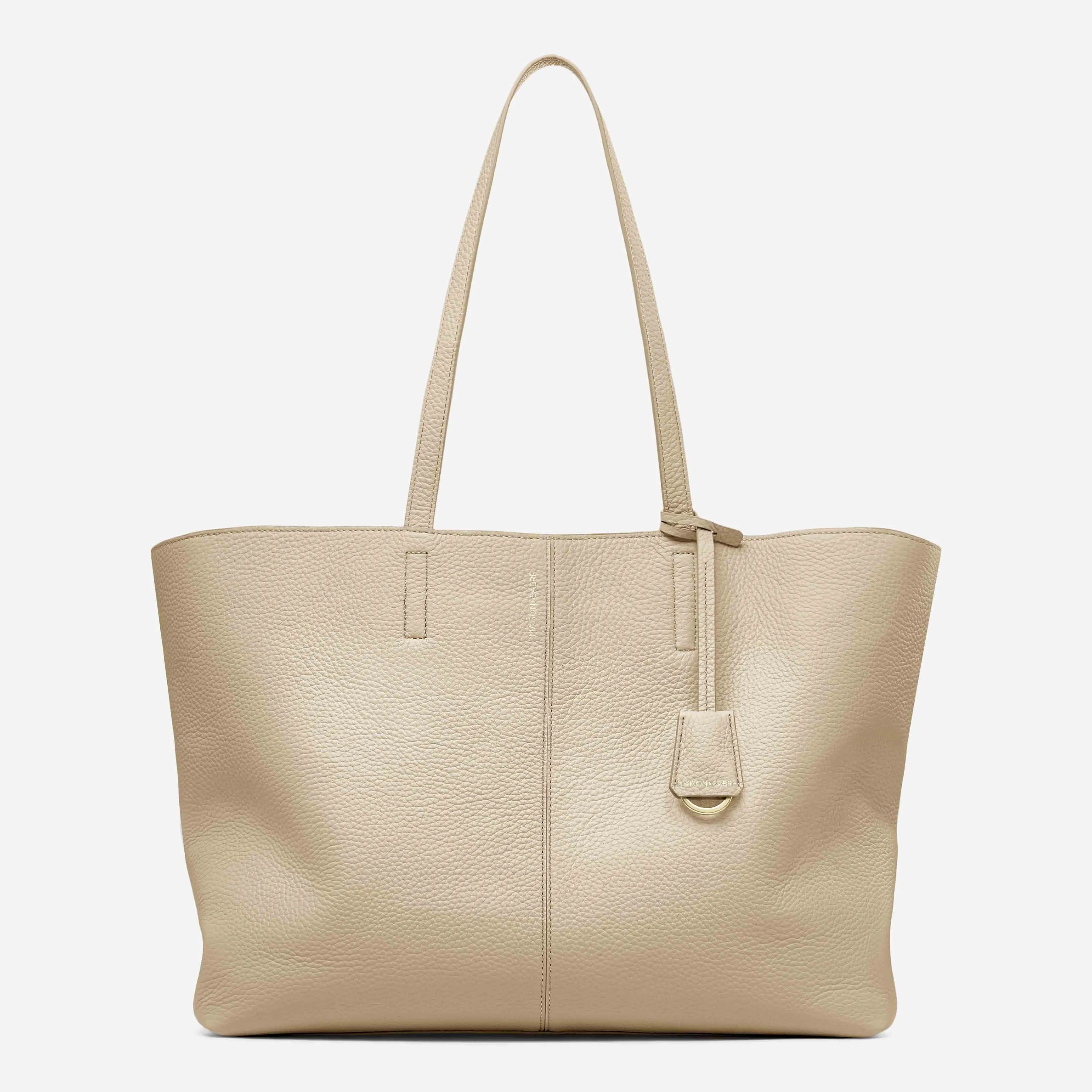 The Zipped Soft Tote - Saharan Nude