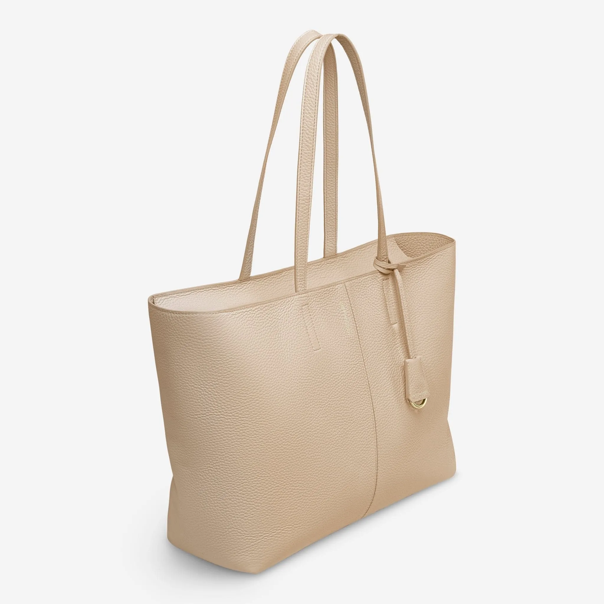 The Zipped Soft Tote - Saharan Nude