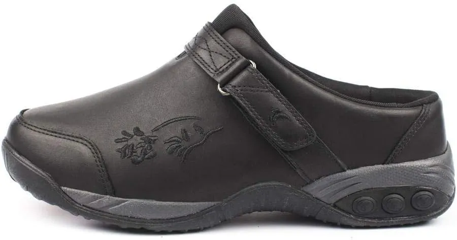 Therafit Austin Women's Leather Clog Slip On for Plantar Fasciitis/Foot Pain