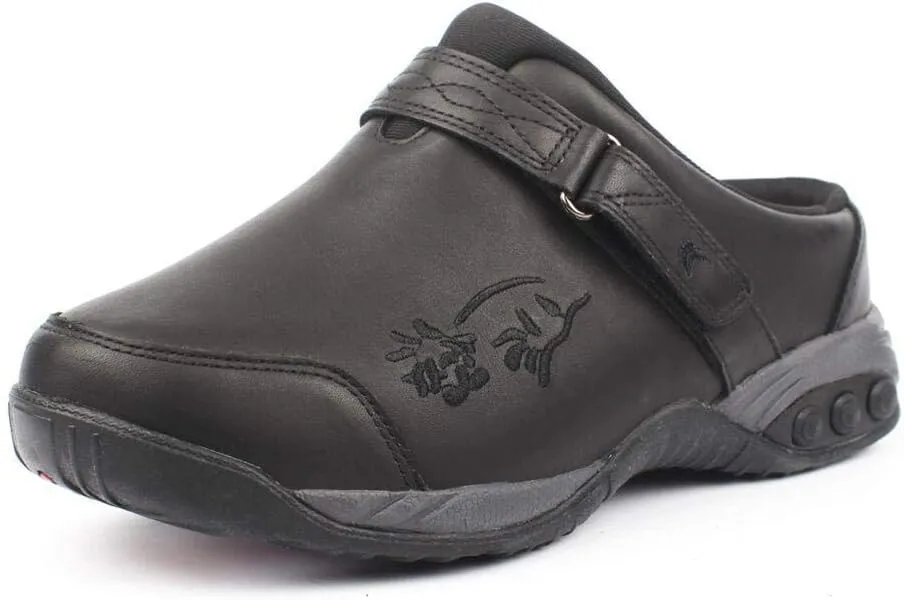 Therafit Austin Women's Leather Clog Slip On for Plantar Fasciitis/Foot Pain