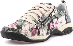 Therafit Sienna Women's Side Zip Sport Casual Shoe - for Plantar Fasciitis/Foot Pain