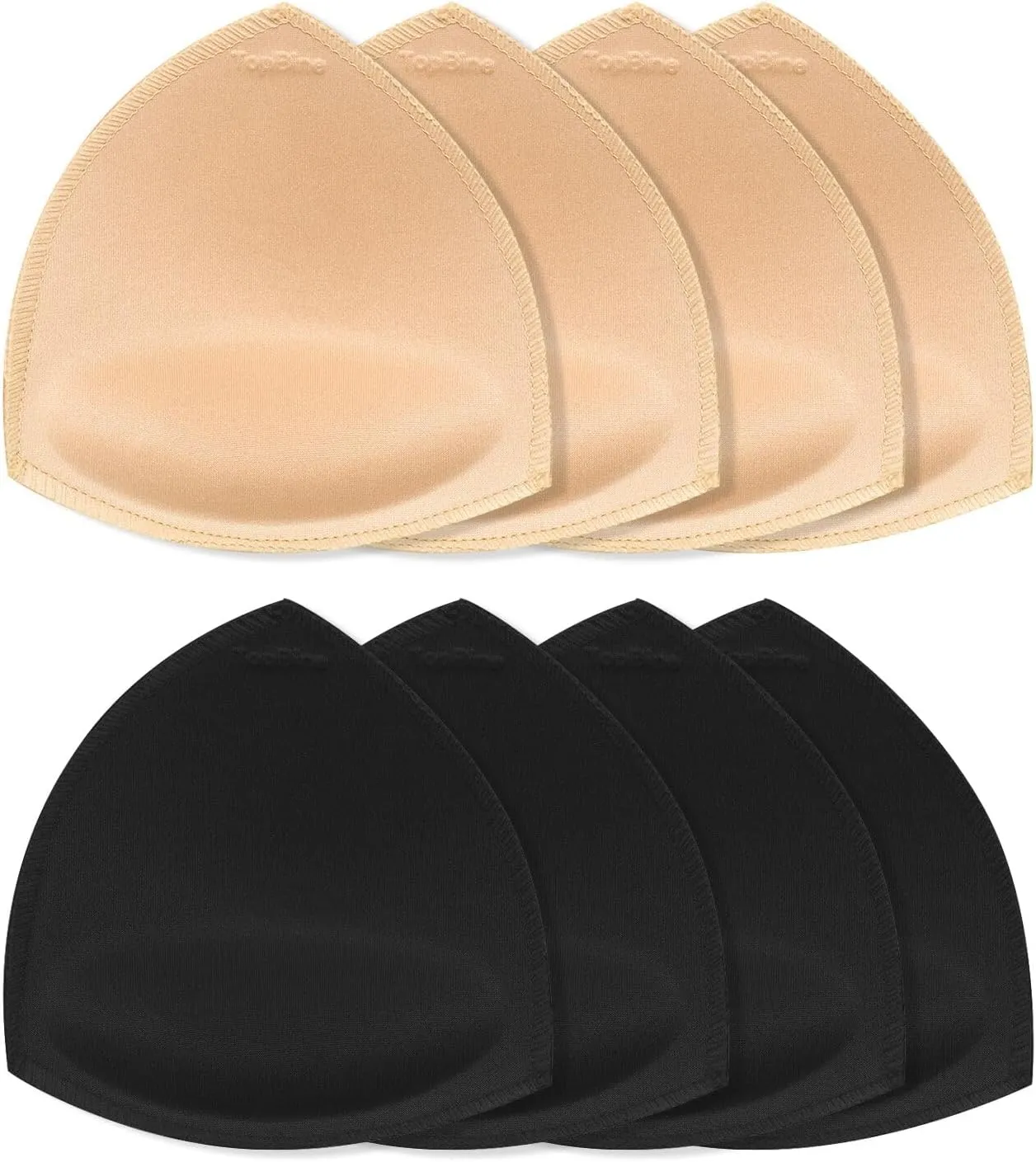TopBine Bra Pads Inserts Women's Sports Cups Removable Bra Replacement Insert for Bikini Swimsuit