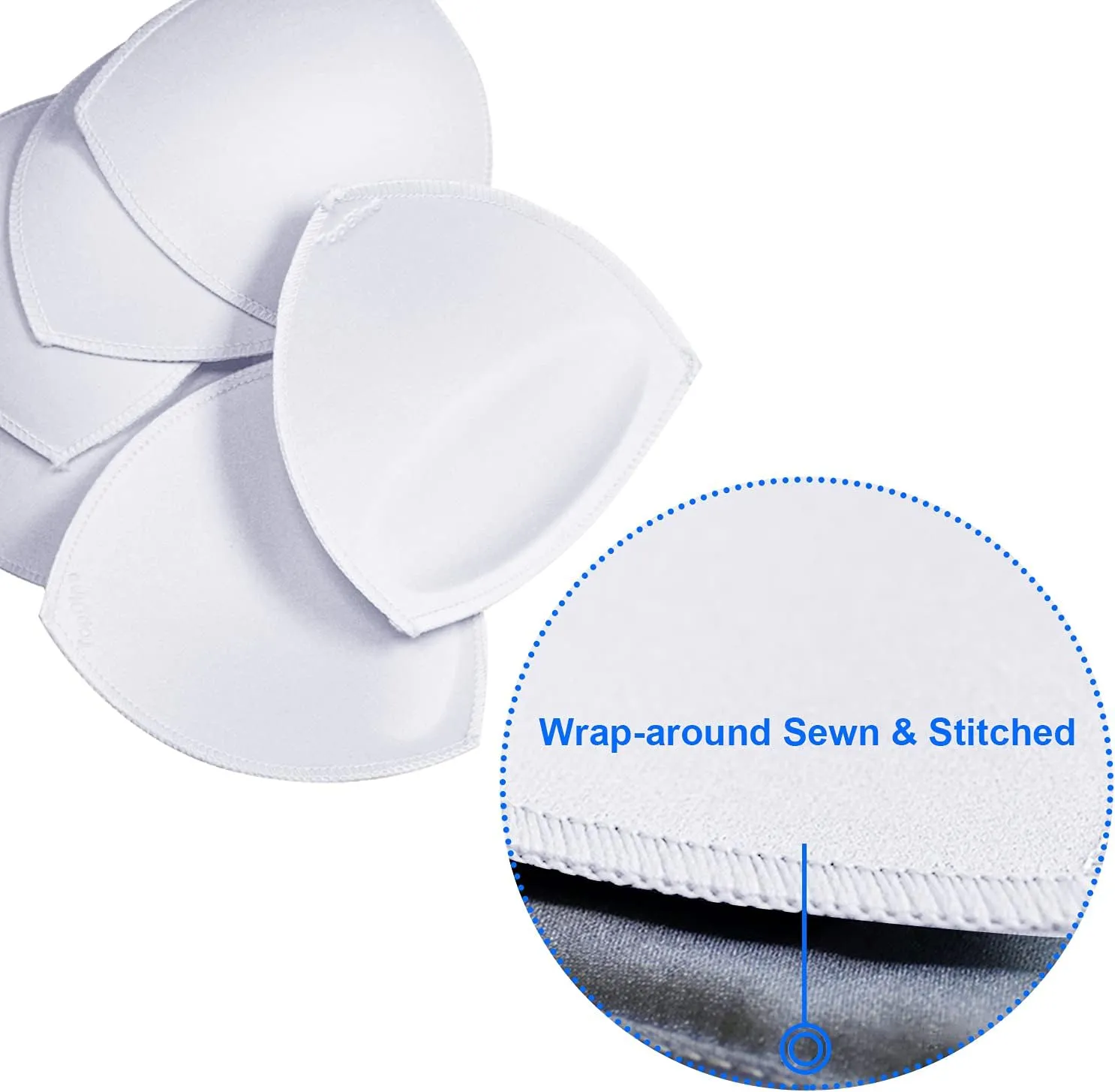 TopBine Bra Pads Inserts Women's Sports Cups Removable Bra Replacement Insert for Bikini Swimsuit