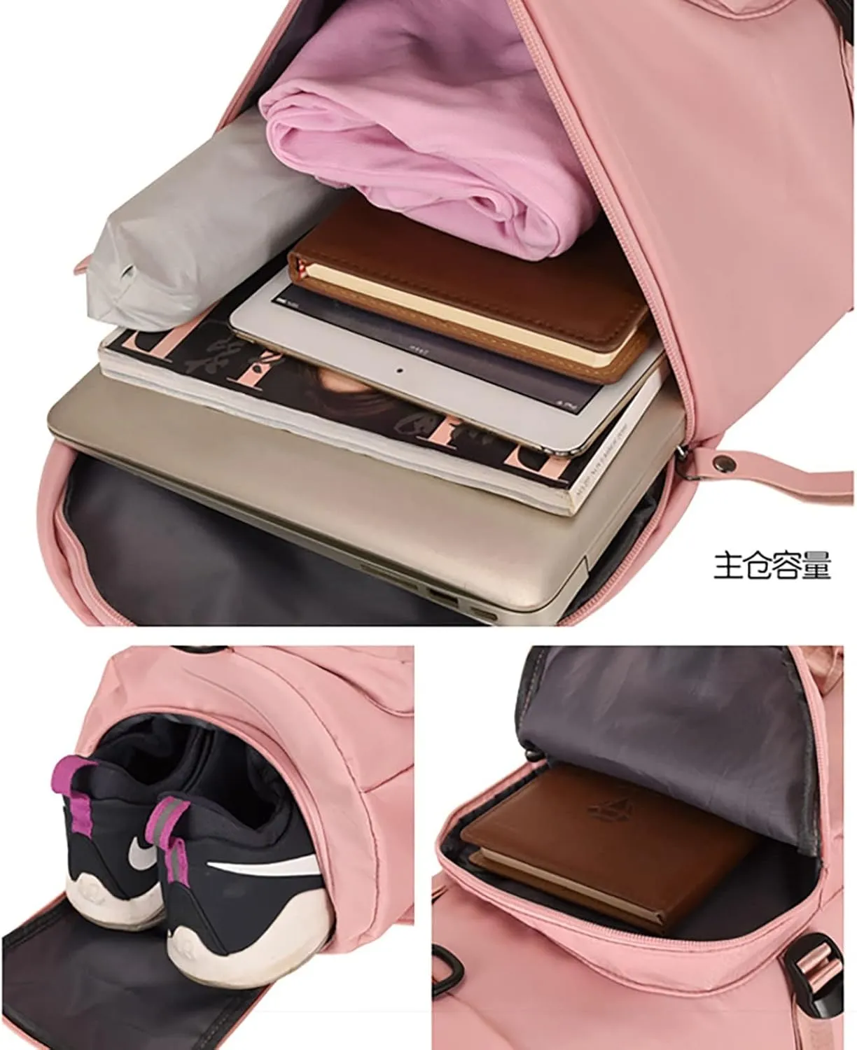 Tote Bag For Women Light Foldable Unisex Sport Backpack Handbags Day pack Weekend Travel Fitness Duffle Bag Overnight Bags K