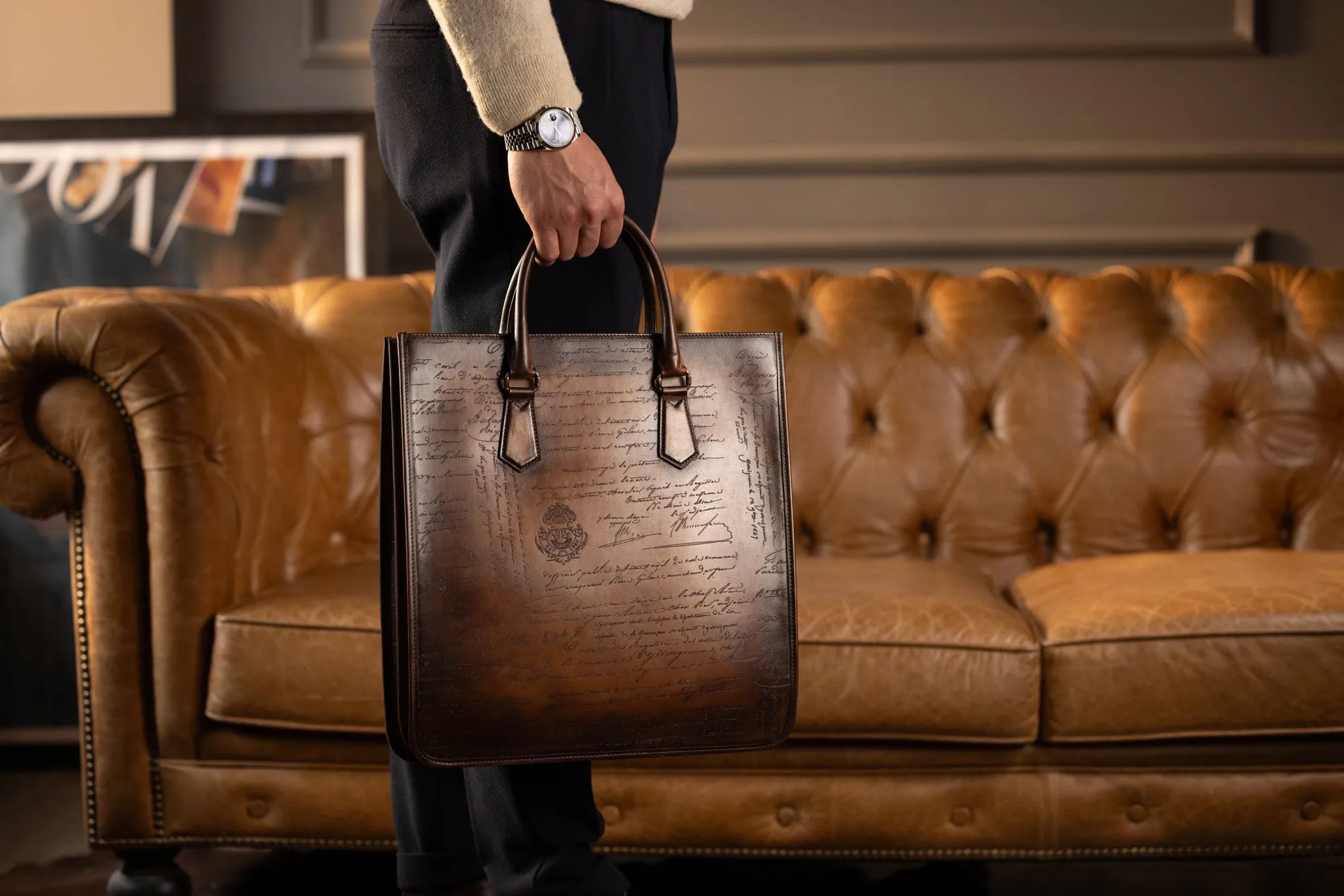 Tote - Parchment Patina Brown