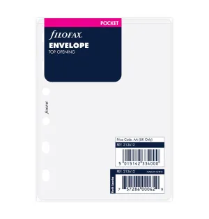 Transparent Envelope Top Opening - Pocket