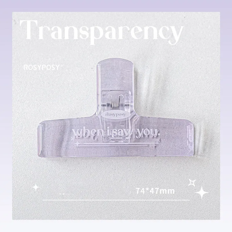 Transparent Paper Clip