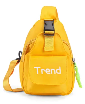 Trend Print Cross Body Bag - Yellow