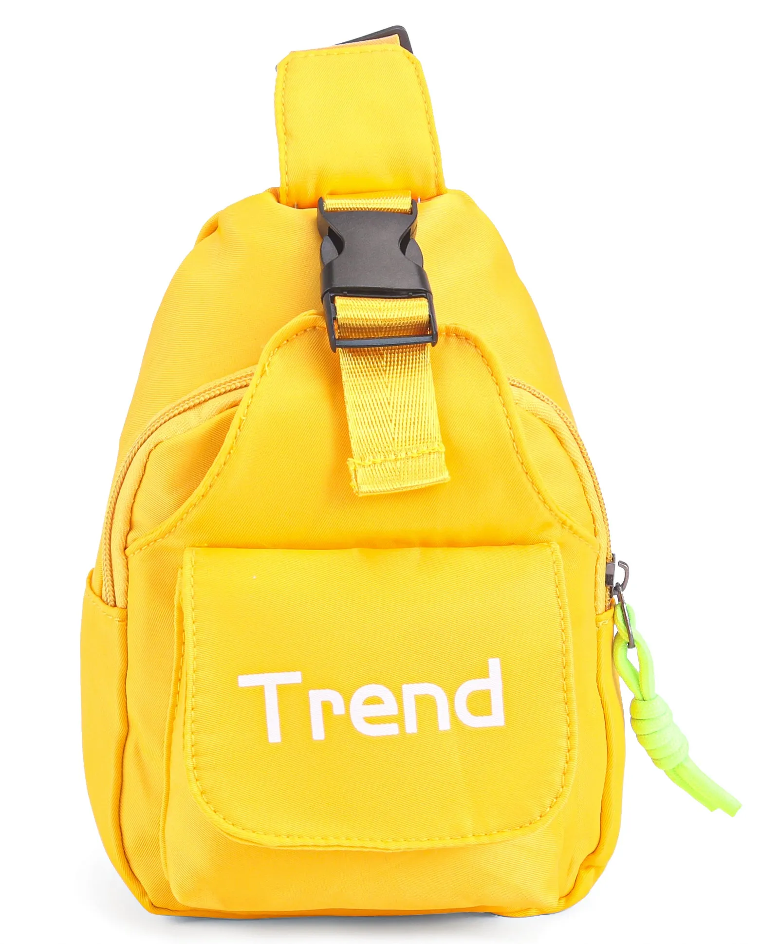 Trend Print Cross Body Bag - Yellow